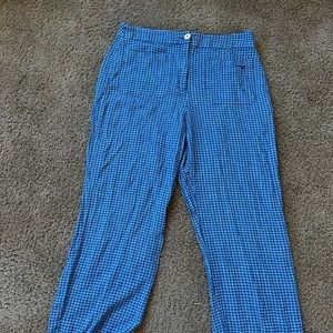 Paloma wool Blue linen gingham Pants